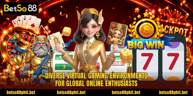 Diverse virtual gaming environments for global online enthusiasts Diverse virtual gaming environments for global online enthusiasts