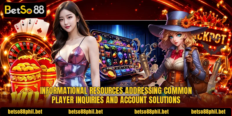 Informational resources addressing common player inquiries and account solutions Informational resources addressing common player inquiries and account solutions