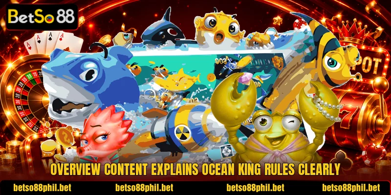 Overview content explains Ocean King rules clearly