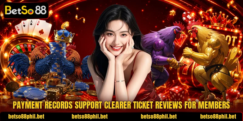 Payment records support clearer ticket reviews for members