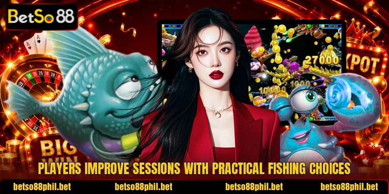 Players improve sessions with practical fishing choices Players improve sessions with practical fishing choices