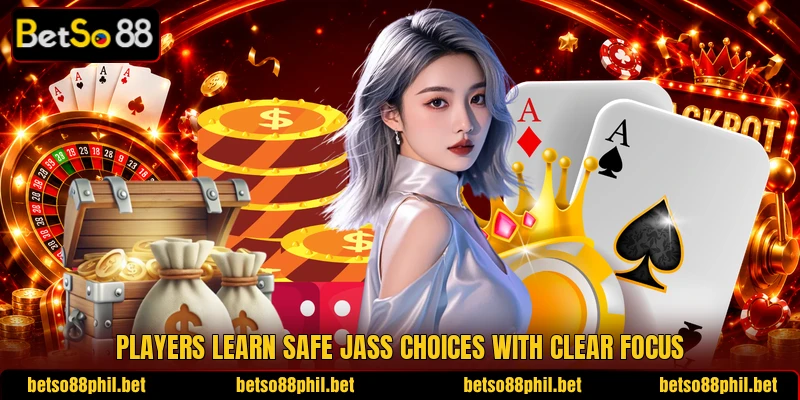 Players learn safe Jass choices with clear focus