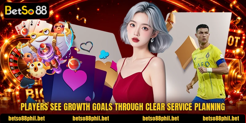 Players see growth goals through clear service planning Players see growth goals through clear service planning