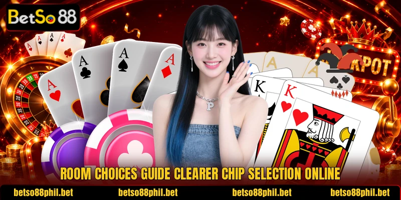Room choices guide clearer chip selection online Room choices guide clearer chip selection online