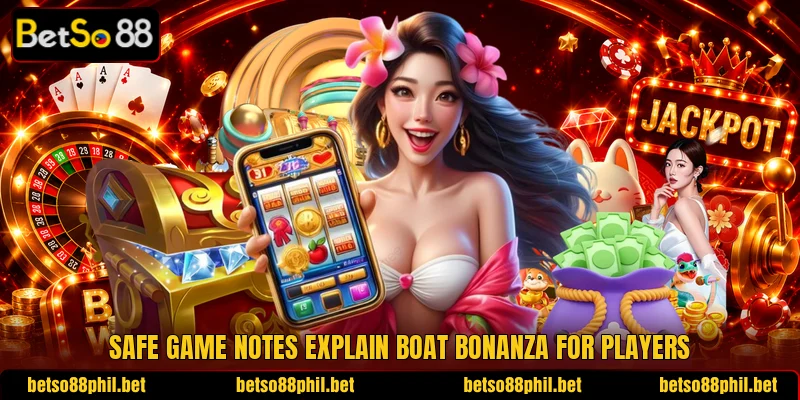 Safe game notes explain Boat Bonanza for players Safe game notes explain Boat Bonanza for players
