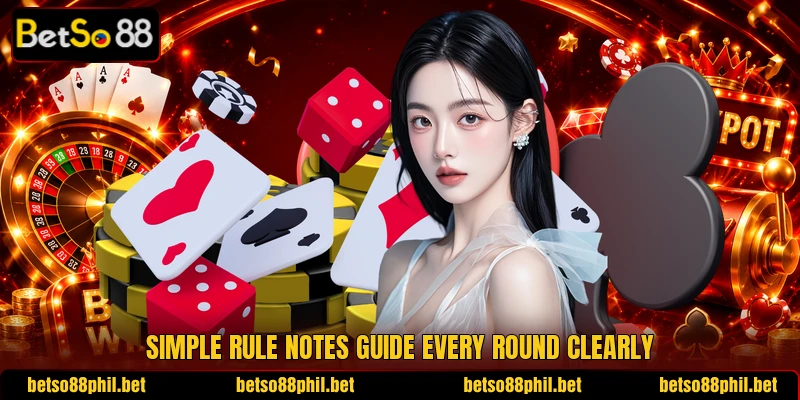 Simple rule notes guide every round clearly